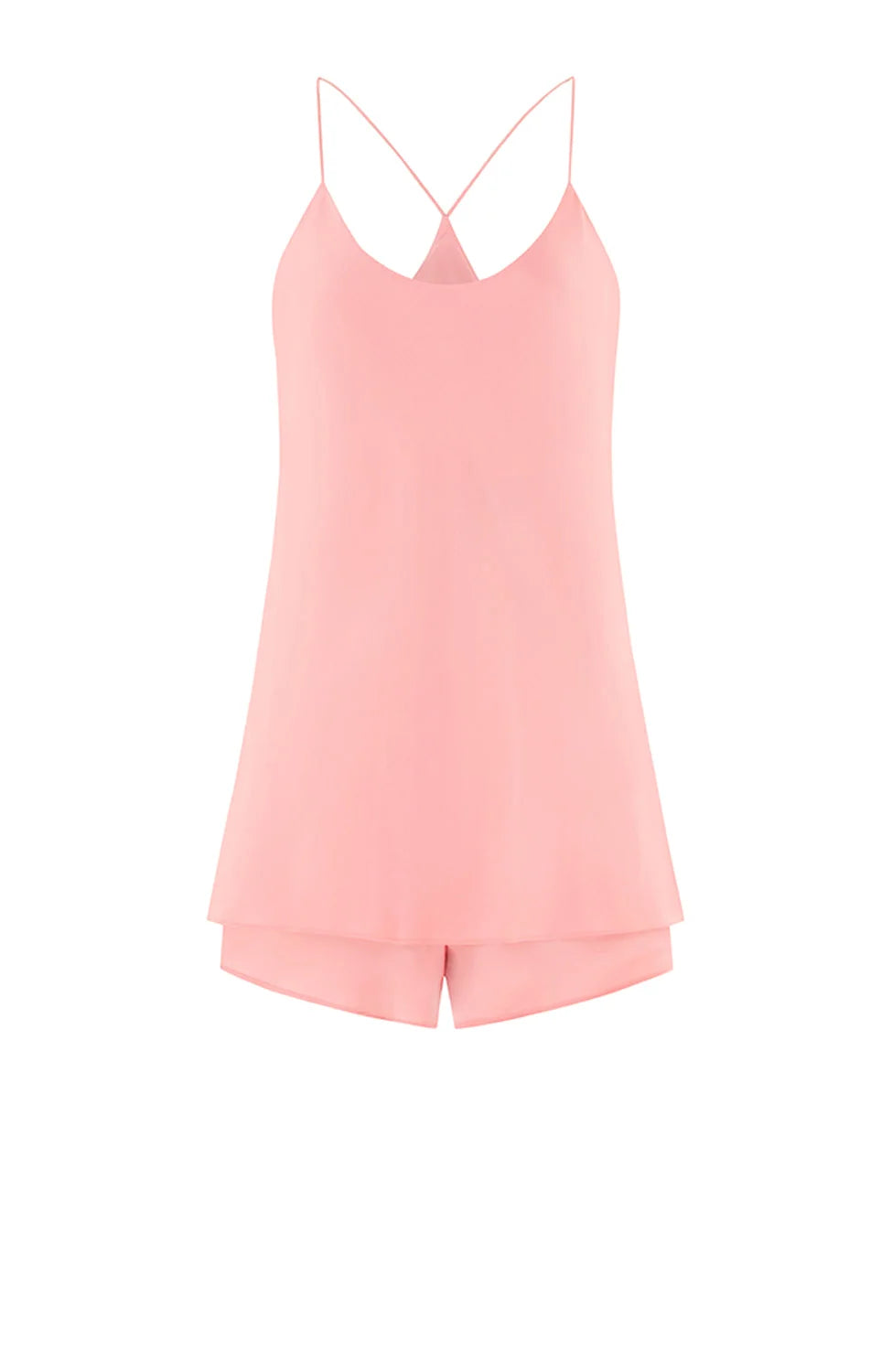 %shop_name_% Olivia von Halle_Bella Flamingo Silk Camisole &amp; French Knicker Set _ Loungewear_