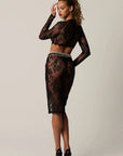 %shop_name_% Kiki de Montparnasse_Jolie Long Sleeve Cropped Top _ Loungewear_