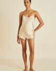 %shop_name_% Olivia von Halle_Bella Caramel Silk Camisole & French Knicker Set _ Loungewear_