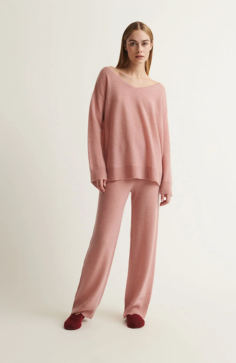 %shop_name_% Skin_Cashmere Knitwear Paula Pullover and Patrice Pant Set _ Loungewear_ 