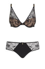 Orchids Push-Up Bra and Shorty Set