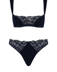 Azzurra Bandeau Bra and Spanking Knicker Set