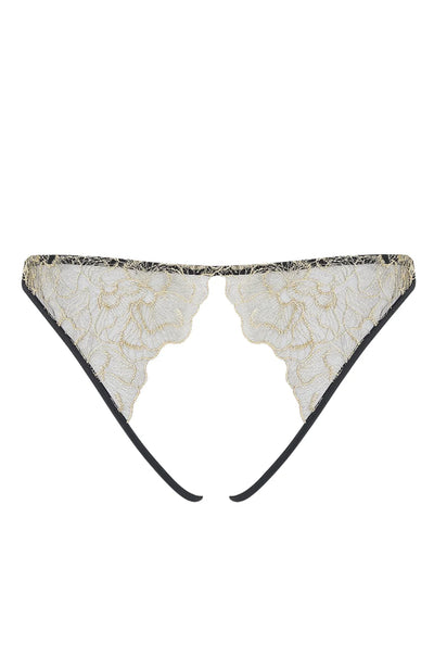 %shop_name_% Coco de Mer_Damona Open Knicker _ Underwear_