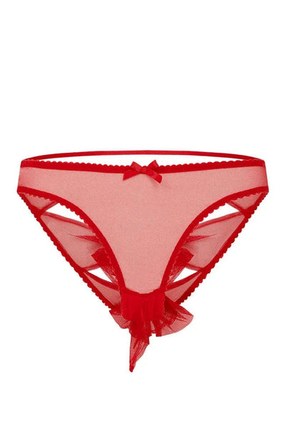 Lorna Lace Thong in Red