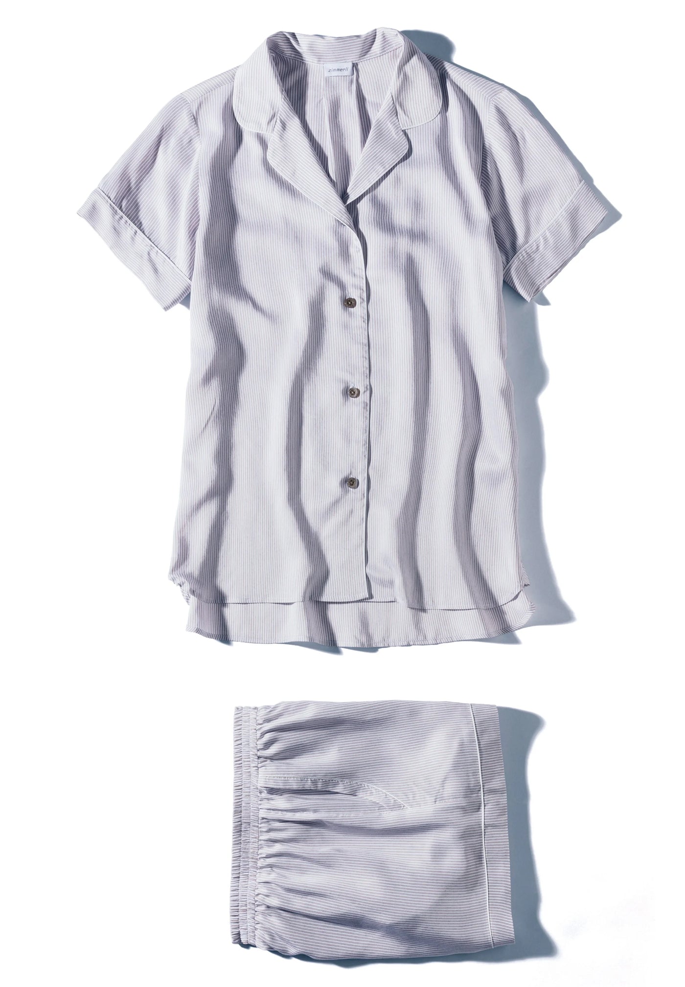 %shop_name_% Zimmerli_Feminine Stripes Pyjama Short Set _ Loungewear_
