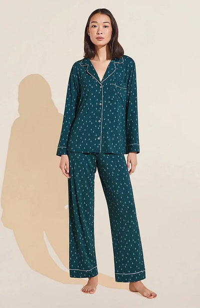 %shop_name_% Eberjey_Gisele Modal Printed Long Pajama Set _ Loungewear_