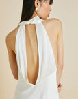 %shop_name_% Olivia von Halle_Greta Ivory Silk Long Slip Dress _ Loungewear_