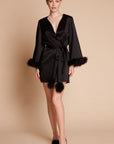 %shop_name_% Gilda & Pearl_Kitty Feather Trim Robe _ Loungewear_ 