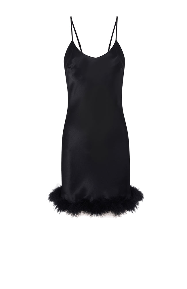 %shop_name_% Gilda &amp; Pearl_Kitty Feather Trim Slip Dress _ Loungewear_ 