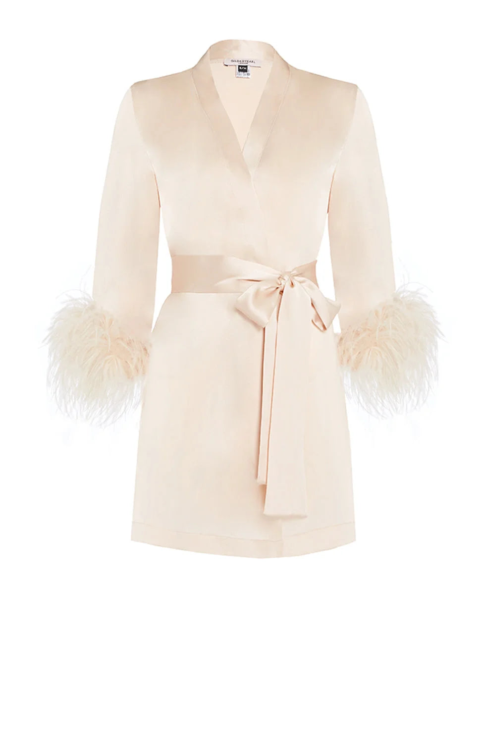 %shop_name_% Gilda & Pearl_Mia Feather Trim Robe _ Loungewear_