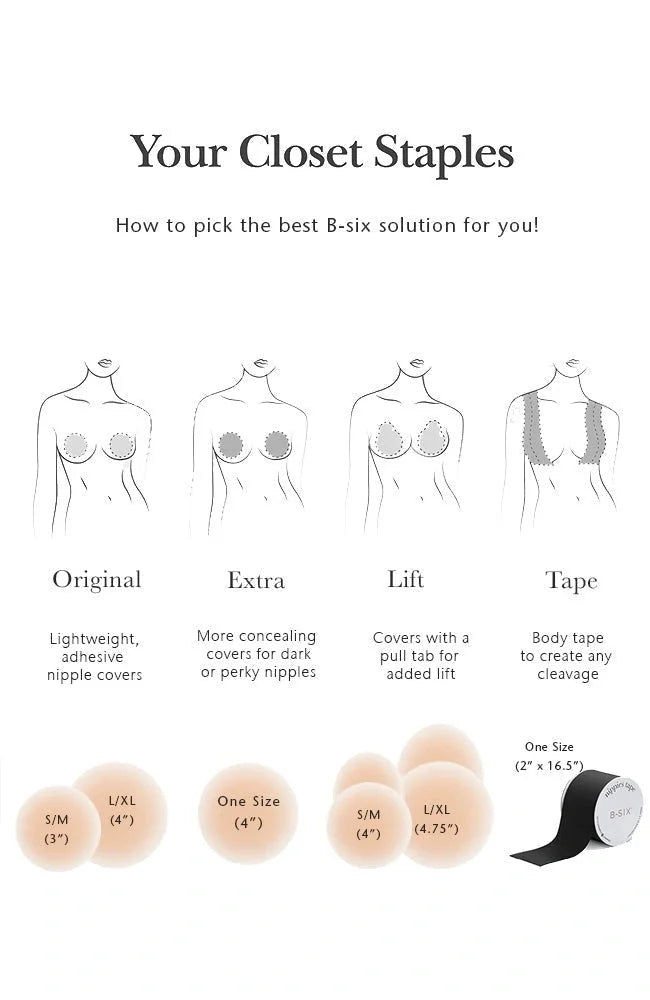 %shop_name_% B-Six_Nippies Skin Adhesive Nipple Cover _ Accessories_ 