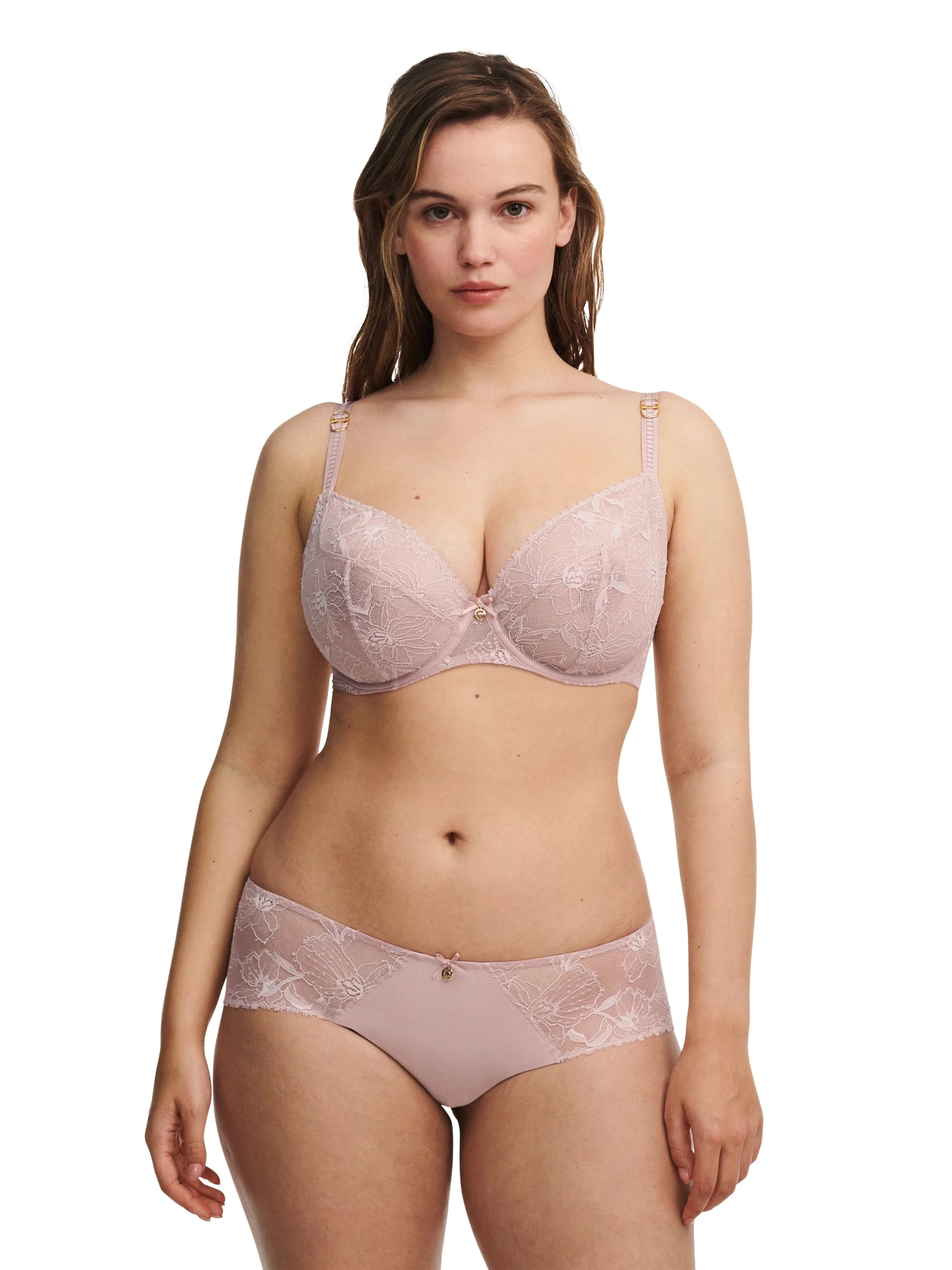 %shop_name_% SHEER_Orchids Covering Underwire and Shorty Set _ _ 