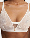 %shop_name_% SHEER_Orchids Wirefree Triangle Bra and Tanga Set _ _