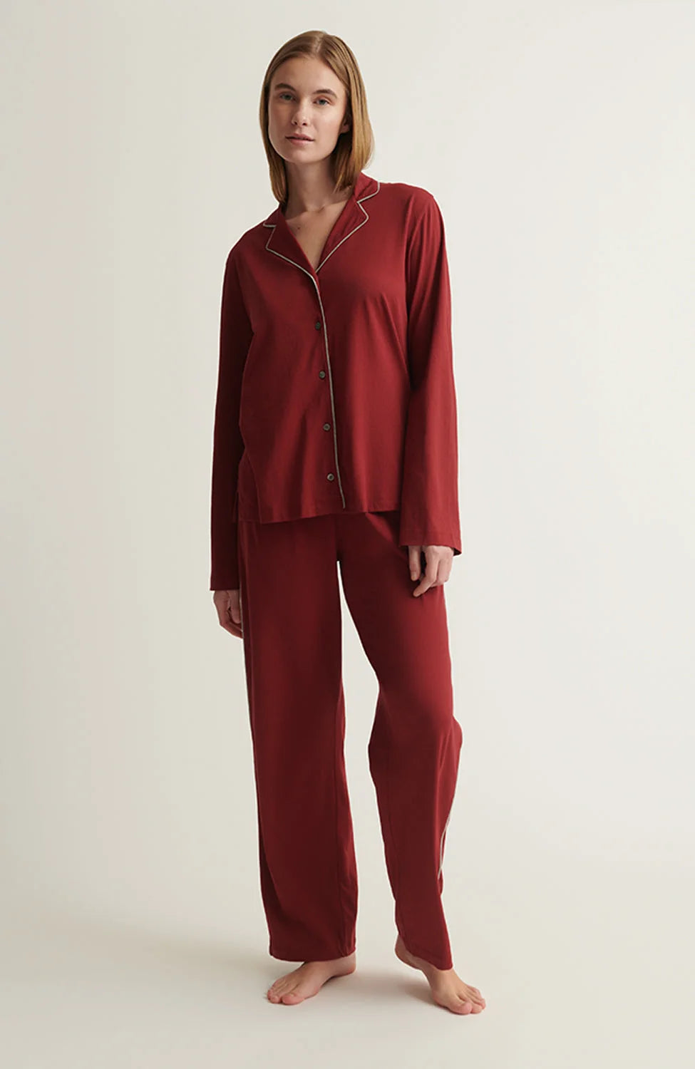%shop_name_% Skin_Organic Cotton Cayla Long Pajama Set _ Loungewear_ 