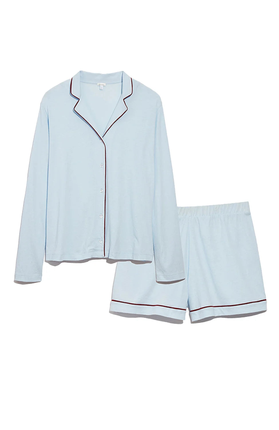 %shop_name_% Skin_Organic Cotton Cayla Long Sleeve Short Pajama Set _ Loungewear_ 
