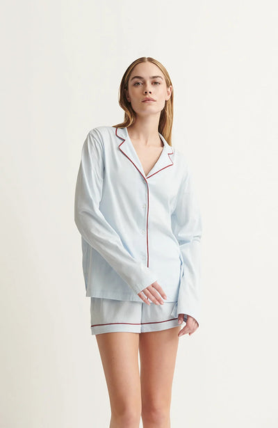 %shop_name_% Skin_Organic Cotton Cayla Long Sleeve Short Pajama Set _ Loungewear_ 