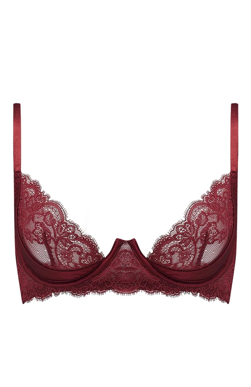 Coco de Mer - Seraphine Plunge Bra – SHEER