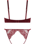 %shop_name_% SHEER_Seraphine Quarter Cup Bra and Open Knicker Set _ _