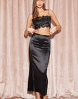%shop_name_% SHEER_Silk and Lace Bandeau Top and Insert Maxi Skirt Set _ _