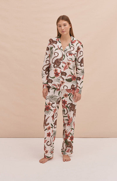 %shop_name_% Desmond & Dempsey_Soleia Organic Cotton Long Pajama Set _ Loungewear_ 