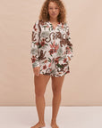 %shop_name_% Desmond & Dempsey_Soleia Organic Cotton Long Sleeve Short Pajama Set _ Loungewear_ 