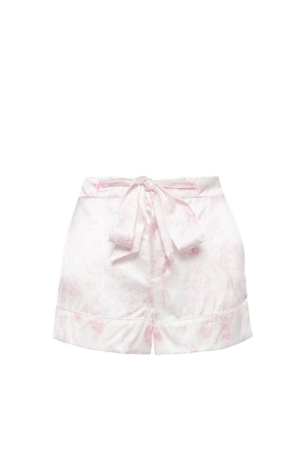 %shop_name_% Kiki de Montparnasse_Toile Kiki Silk Lounge Tie-up Short _ Loungewear_