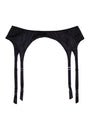 %shop_name_% Fleur du Mal_Top Stitch Satin Garter Belt _ Underwear_ 