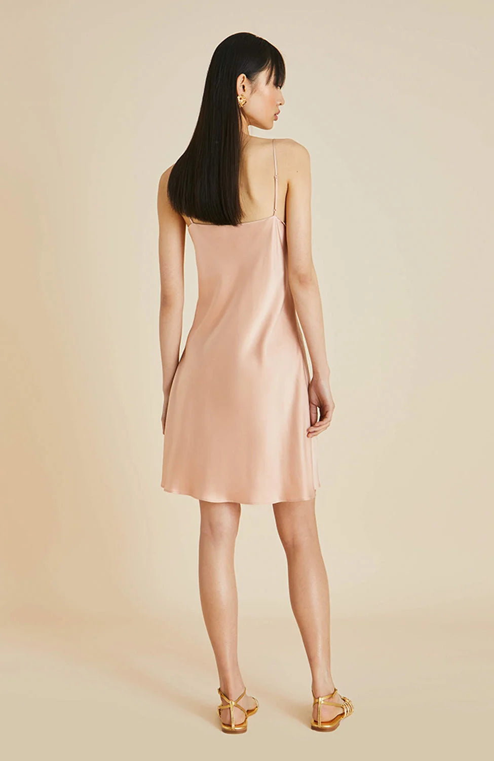 %shop_name_% Olivia von Halle_Venus Shell Silk Short Slip Dress _ Loungewear_