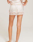 Lace and Silk Shorts
