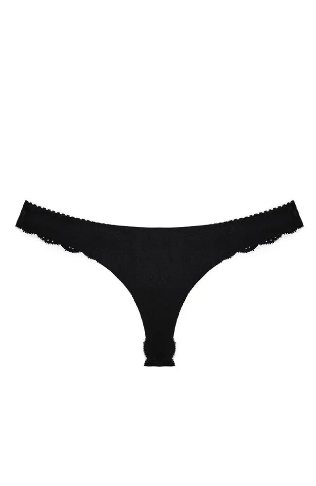 %shop_name_% Fleur du Mal_Charlotte Lace Seamless Thong _ Underwear_ 290.00