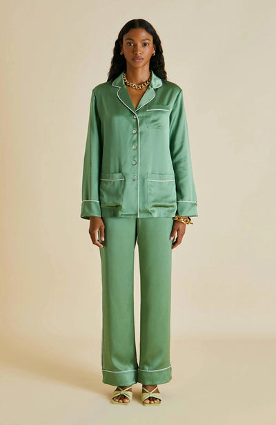 %shop_name_% Olivia von Halle_Coco Vineyard Silk Pajama Set _ Loungewear_ 3990.00