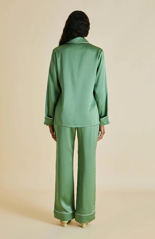 %shop_name_% Olivia von Halle_Coco Vineyard Silk Pajama Set _ Loungewear_ 3990.00