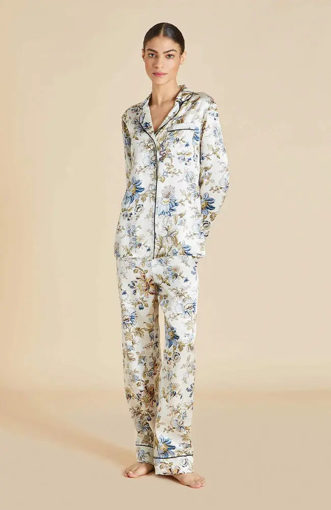 %shop_name_% Olivia von Halle_Lila Odette Silk Pajama Set _ Loungewear_ 3192.00