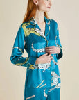 %shop_name_% Olivia von Halle_Lila Regal Silk Pajama Set _ Loungewear_ 