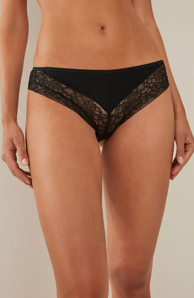 %shop_name_% Zimmerli_Pureness With Lace Brazilian Brief _ Underwear_ 720.00