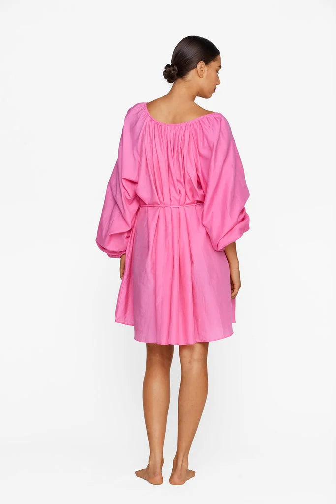 %shop_name_% Mikoh_Rosita Cotton Silk Oversized Long Sleeve Mini Dress _ Swimwear_ 