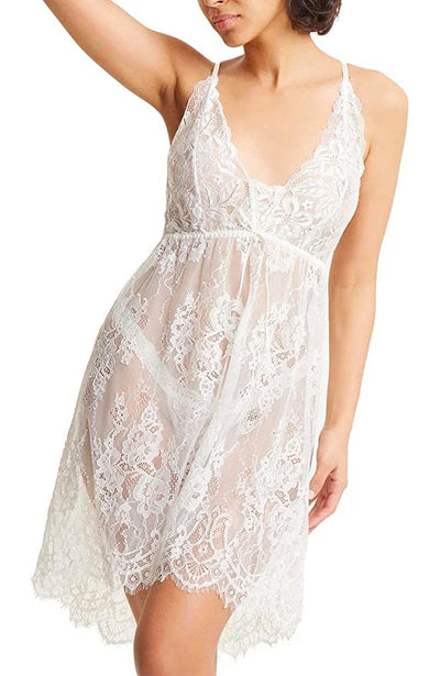 %shop_name_% Hanky Panky_Victoria Lace Chemise with G-String _ Loungewear_ 